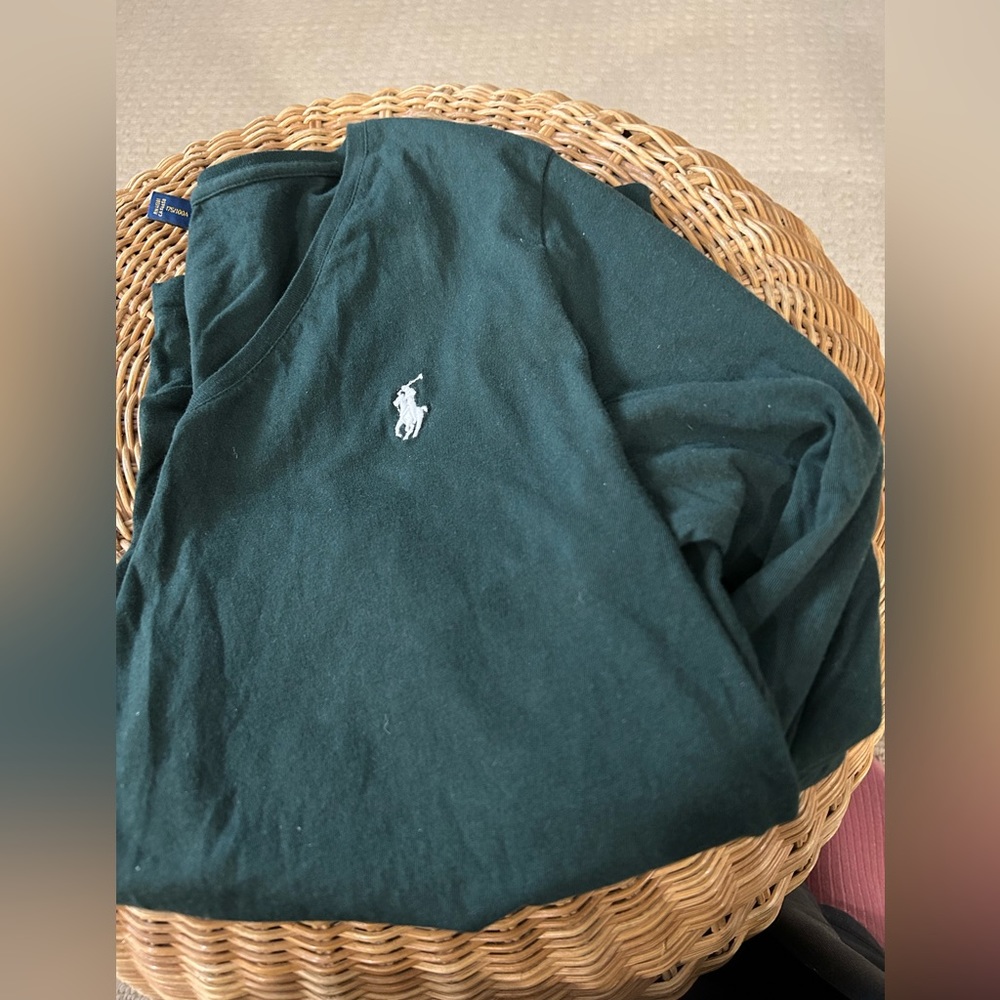 POLO Ralph Lauren long sleeve V-neck.  Size XL